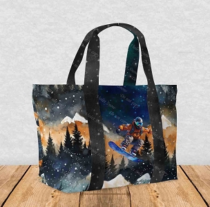 Winter Sports Orange Snowboarder Bag Rapport